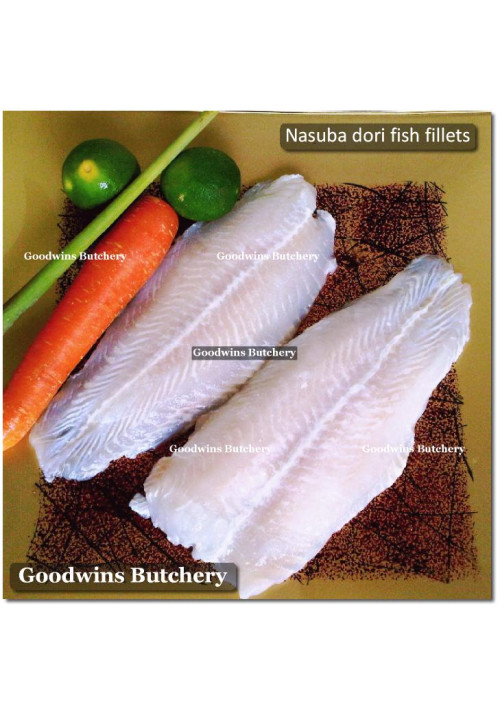 DORI SUTCHI FISH FILLETS IQF-NBL 300-400 Nasuba Medan length +/- 10" 25cm REPACKED (price/2pcs 700g)